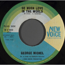 George Michel (2) So Much Love In The World USED VINYL 7INCH 45 RPM PROMO