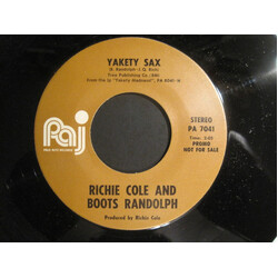 Richie Cole / Boots Randolph Yakety Sax USED VINYL 7INCH 45 RPM PROMO STEREO