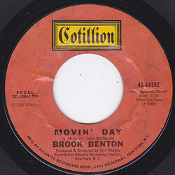 Brook Benton Movin' Day / Poor Make Believer USED VINYL 7INCH 45 RPM SINGLE STYRENE