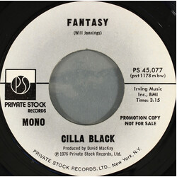 Cilla Black Fantasy USED VINYL 7INCH 45 RPM PROMO STYRENE STEREO MONO