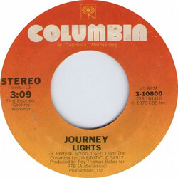 Journey Lights / Somethin' To Hide USED VINYL 7INCH 45 RPM SINGLE