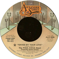 Paul Cacia Band / Janine Cameo Saved By Your Love USED VINYL 7INCH 45 RPM PROMO