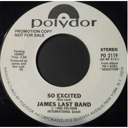 The James Last Band So Excited USED VINYL 7INCH 45 RPM PROMO STEREO