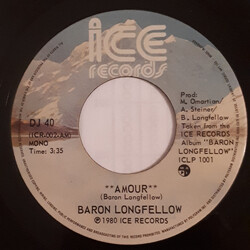 Baron Longfellow Amour USED VINYL 7INCH 45 RPM PROMO