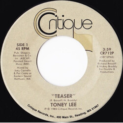Toney Lee Teaser USED VINYL 7INCH 45 RPM