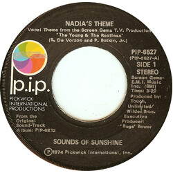Sounds Of Sunshine / Touch, Unlimited Nadia's Theme USED VINYL 7INCH 45 RPM