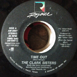 The Clark Sisters Time Out USED VINYL 7INCH 45 RPM SINGLE PROMO
