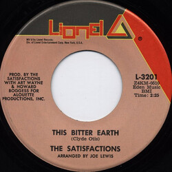 The Satisfactions (3) This Bitter Earth / Ol' Man River USED VINYL 7INCH SINGLE 45 RPM