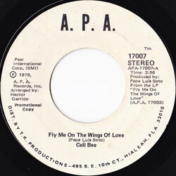 Celi Bee Fly Me On The Wings Of Love USED VINYL 7INCH 45 RPM PROMO