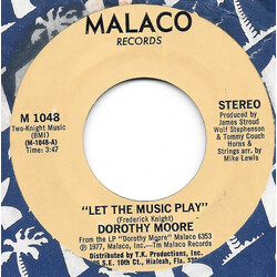 Dorothy Moore Let The Music Play USED VINYL 7INCH 45 RPM SINGLE