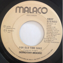 Dorothy Moore For Old Time Sake USED VINYL 7INCH