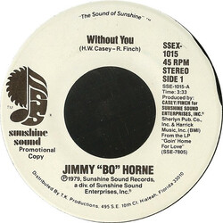 Jimmy "Bo" Horne Without You USED VINYL 7INCH 45 RPM PROMO