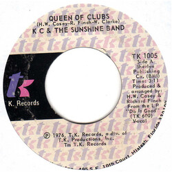 KC & The Sunshine Band Queen Of Clubs / Do It Good USED VINYL 7INCH SINGLE 45 RPM