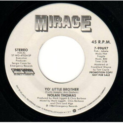 Nolan Thomas Yo' Little Brother USED VINYL 7INCH 45 RPM PROMO STEREO