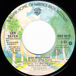 Leo Sayer How Much Love USED VINYL 7INCH 45 RPM SINGLE