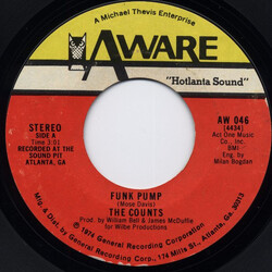 The Counts Funk Pump USED VINYL 7INCH 45 RPM SINGLE STYRENE STEREO