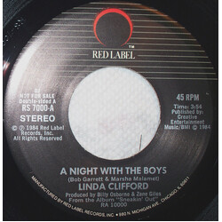 Linda Clifford A Night With The Boys USED VINYL 7INCH 45 RPM PROMO