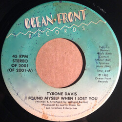 Tyrone Davis I Found Myself When I Lost You USED VINYL 7INCH 45 RPM SINGLE