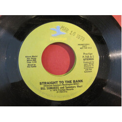 Bill Summers & Summers Heat Straight To The Bank USED VINYL 7INCH 45 RPM PROMO STEREO MONO