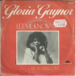 Gloria Gaynor Let Me Know USED VINYL 7INCH SINGLE 45 RPM