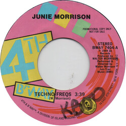 Junie Morrison Techno-Freqs USED VINYL 7INCH 45 RPM PROMO STEREO