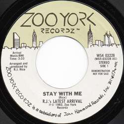 R.J.'s Latest Arrival Stay With Me USED VINYL 7INCH 45 RPM PROMO STEREO MONO