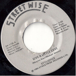 The Stylistics Give A Little Love USED VINYL 7INCH 45 RPM