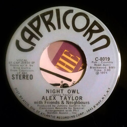 Alex Taylor (4) Night Owl USED VINYL 7INCH 45 RPM PROMO