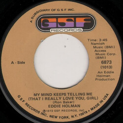Eddie Holman My Mind Keeps Telling Me (That I Really Love You, Girl) USED VINYL 7INCH 45 RPM