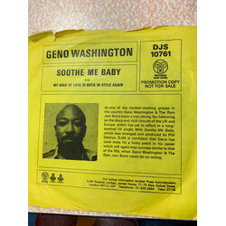 Geno Washington Soothe Me Baby b/w My Kind Of Love Is Back In Style Again USED VINYL 7INCH 45 RPM PROMO