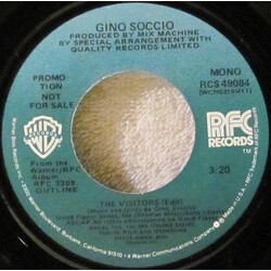 Gino Soccio The Visitors USED VINYL 7INCH 45 RPM PROMO