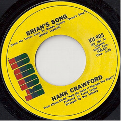 Hank Crawford Brian's Song / In The Wee Small Hours Of The Morning USED VINYL 7INCH 45 RPM