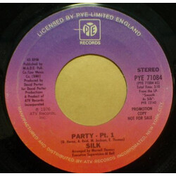 Silk (14) Party USED VINYL 7INCH 45 RPM PROMO
