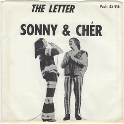 Sonny & Cher The Letter USED VINYL 7INCH 45 RPM REPRESS