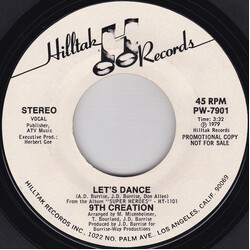 The 9th Creation Let's Dance USED VINYL 7INCH 45 RPM PROMO