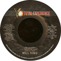 Will King I'm Sorry USED VINYL 7INCH 45 RPM PROMO STYRENE