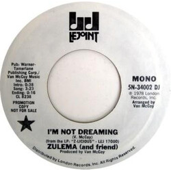Zulema I'm Not Dreaming USED VINYL 7INCH 45 RPM PROMO