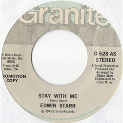 Edwin Starr Stay With Me USED VINYL 7INCH 45 RPM PROMO