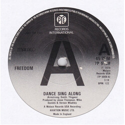 Freedom (2) Dance Sing Along / Set You Free USED VINYL 7INCH 45 RPM SINGLE PROMO