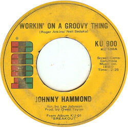 Johnny Hammond Workin' On A Groovy Thing USED VINYL 7INCH 45 RPM