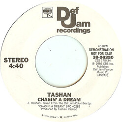 Tashan Chasin' A Dream USED VINYL 7INCH 45 RPM PROMO STYRENE STEREO
