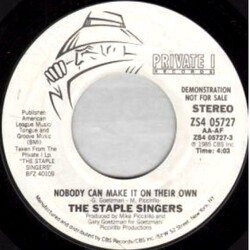 The Staple Singers Nobody Can Make It On Their Own USED VINYL 7INCH 45 RPM PROMO