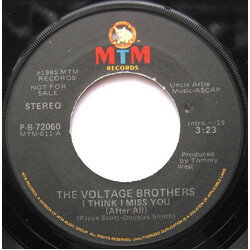 The Voltage Brothers I Think I Miss You (After All) USED VINYL 7INCH 45 RPM SINGLE PROMO