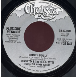 Disco Tex & His Sex-O-Lettes Wooly Bully USED VINYL 7INCH 45 RPM PROMO