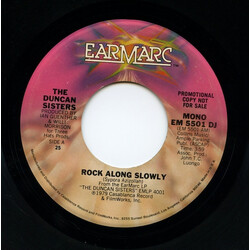 Duncan Sisters Rock Along Slowly USED VINYL 7INCH 45 RPM PROMO STEREO MONO
