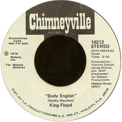 King Floyd Body English USED VINYL 7INCH 45 RPM PROMO STYRENE STEREO