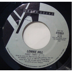 Lonnie Hill Hard Times USED VINYL 7INCH 45 RPM