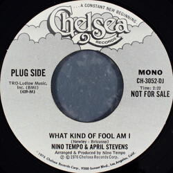 Nino Tempo & April Stevens What Kind Of Fool Am I USED VINYL 7INCH 45 RPM PROMO STYRENE STEREO MONO
