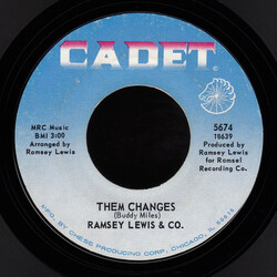 The Ramsey Lewis Trio Them Changes / Unsilent Minority USED VINYL 7INCH 45 RPM SINGLE STYRENE