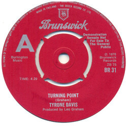 Tyrone Davis Turning Point USED VINYL 7INCH SINGLE PROMO